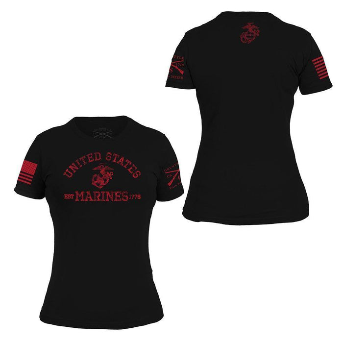 USMC - Est. 1775 Slim-Fit Tee for Women  | Grunt Style