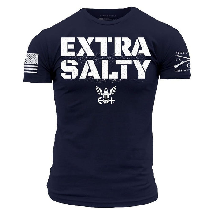 Grunt Style USN - Extra Salty T-Shirt - Navy T-Shirt