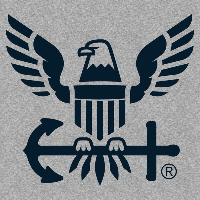 Grunt Style USN - Forged By The Sea - Athletic Heather T-Shirt