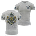 Grunt Style USN - Nautical Traveler T-Shirt - Athletic Heather T-Shirt