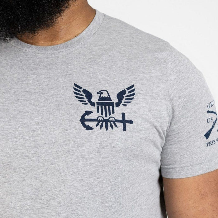 USN - Nautical Traveler T-Shirt - Athletic Heather