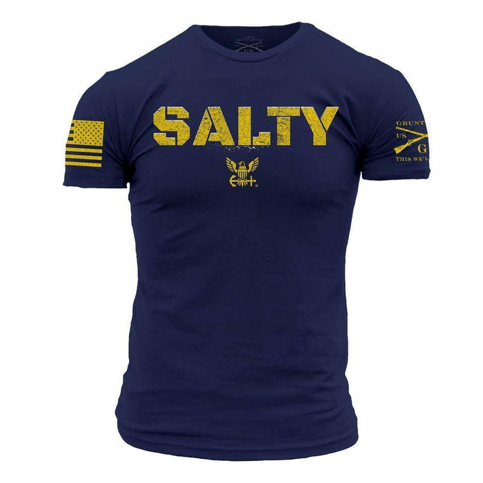 us navy military t shirts salty  | Grunt Style