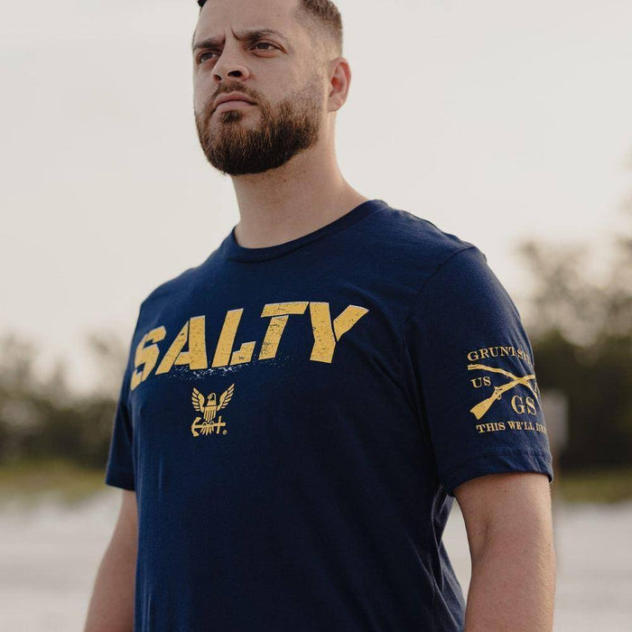 men's USN Salty Tee  | Grunt Style