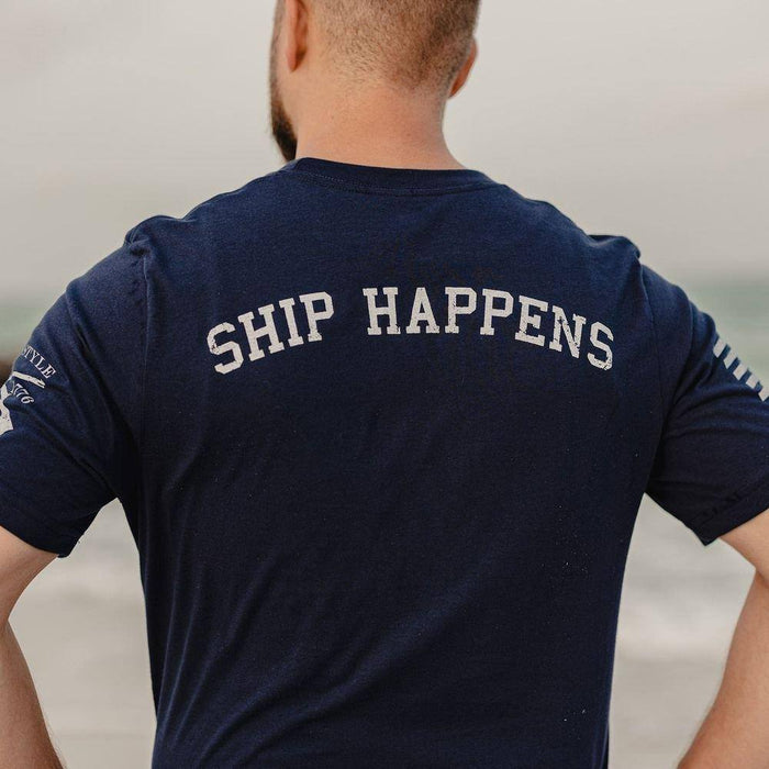 Men's Graphic Tee USN - Ship Happens 2.0  | Grunt Style
