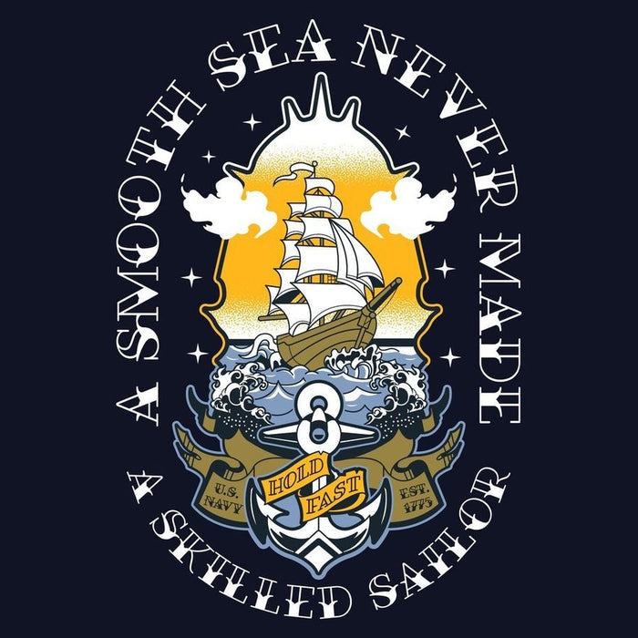 Grunt Style USN - Skilled Sailor T-Shirt - Navy T-Shirt
