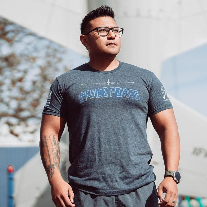 Grunt Style USSF - Space Force T-Shirt - Midnight Navy Tops