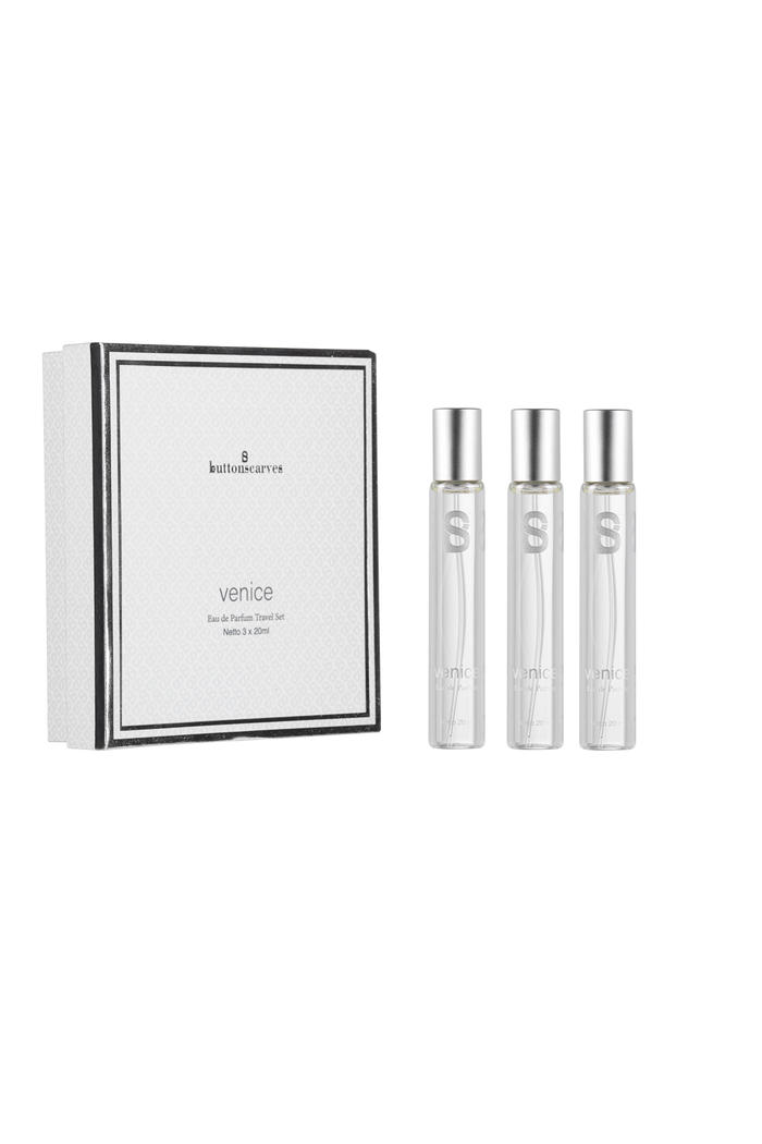 venice eau de parfum travel set by buttonscarves beauty