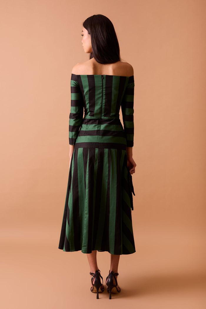 VESTIDO NOLANNEGRO/VERDE