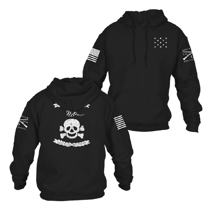 Veterans Exempt Hoodie - Black