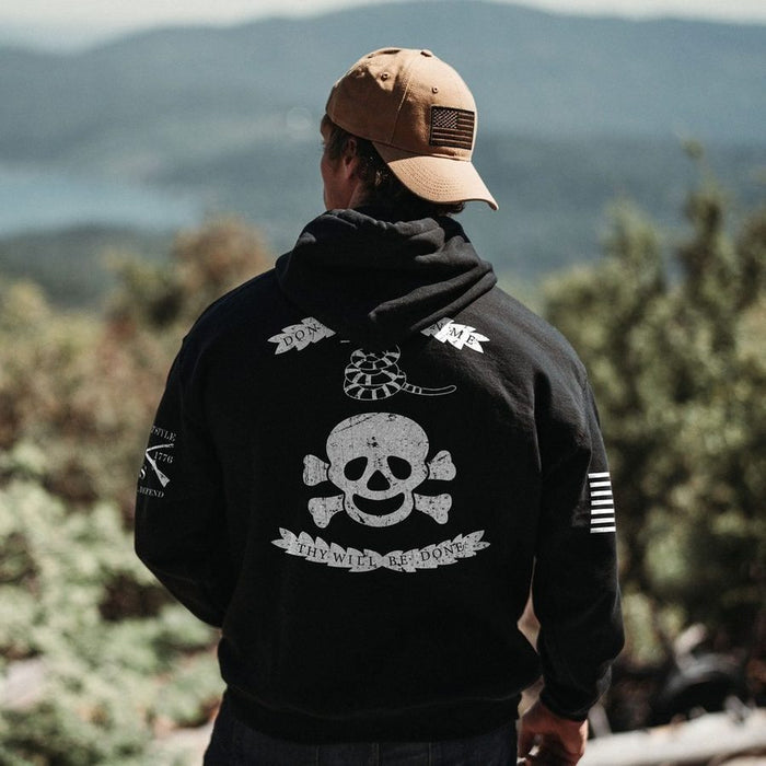 Veterans Exempt Hoodie - Black