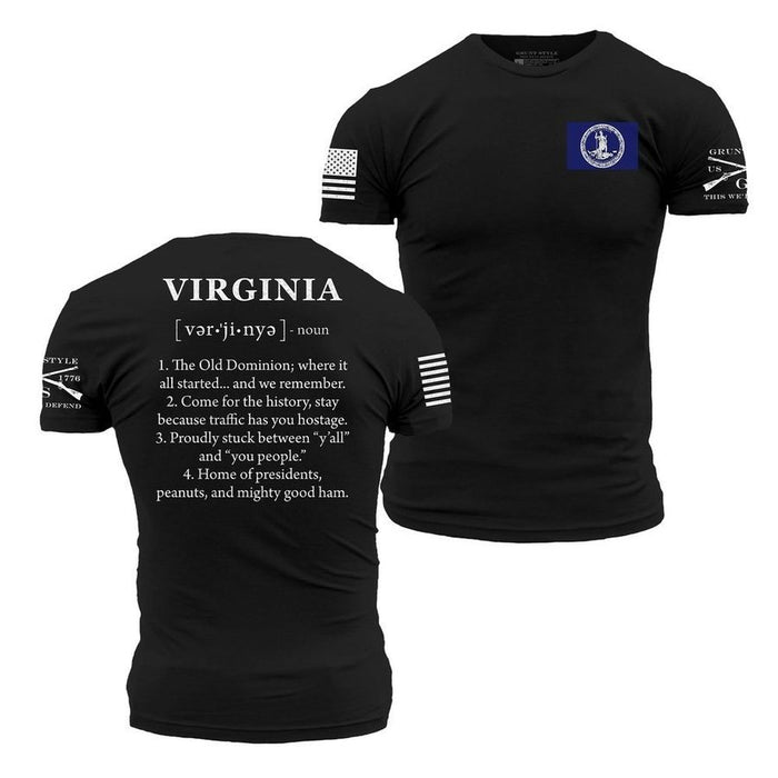 Grunt Style Virginia Defined T-Shirt - Black T-Shirt