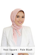 Voal Square in Pale Blush