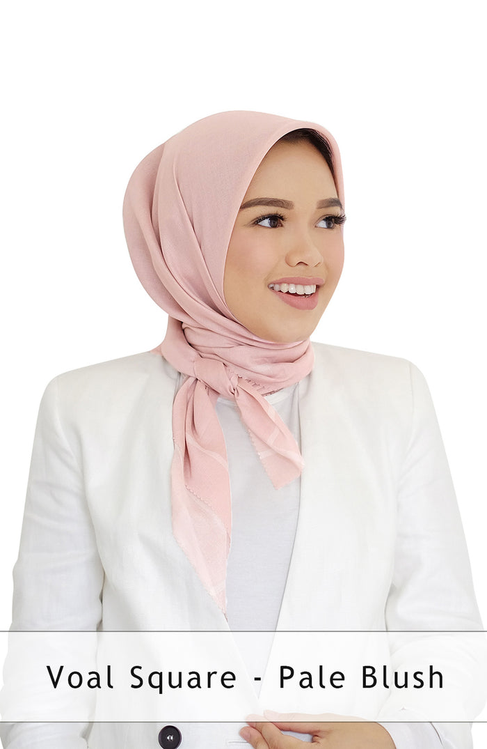 Voal Square in Pale Blush
