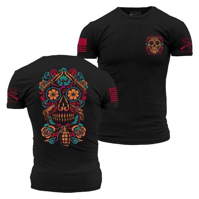 Warriors Calavera T-Shirt - Black