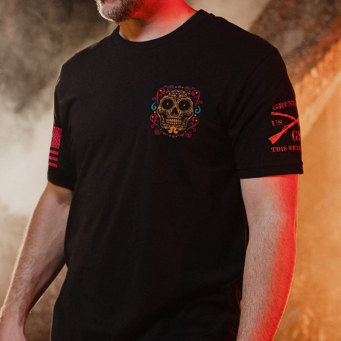 Warriors Calavera T-Shirt - Black