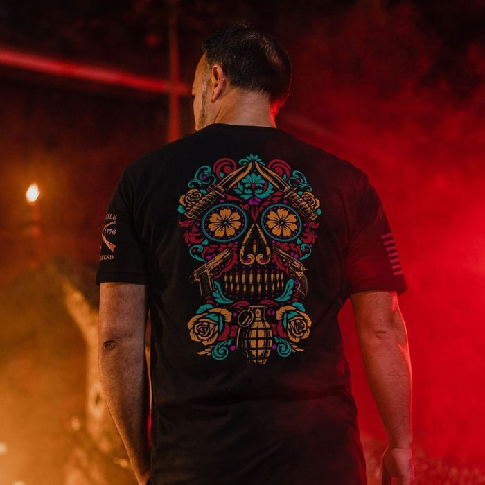 Warriors Calavera T-Shirt - Black