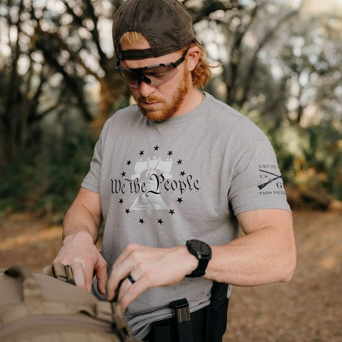 Grunt Style We The People T-Shirt - Dark Heather Gray T-Shirt