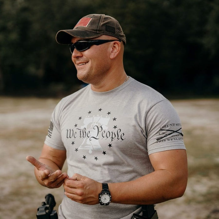 Grunt Style We The People T-Shirt - Dark Heather Gray T-Shirt