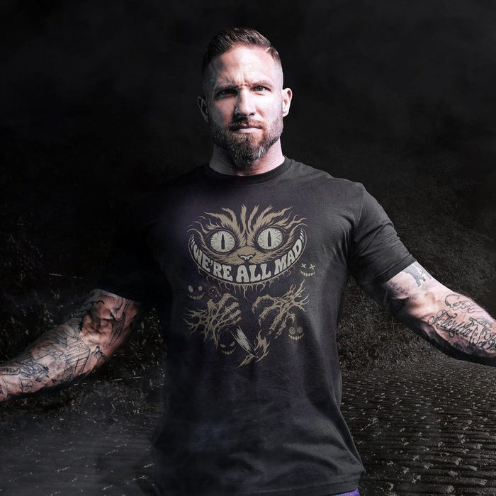 We're All Mad T-Shirt - Black