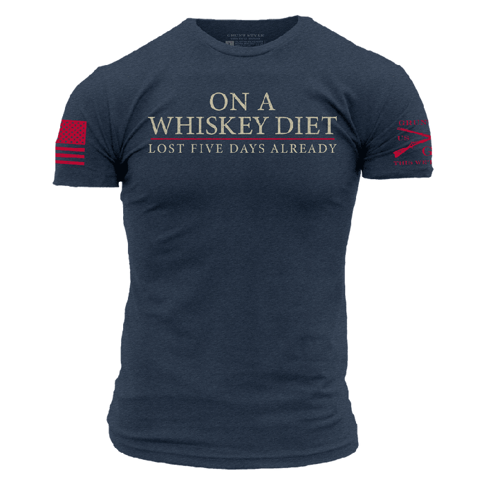 Whiskey Diet T-Shirt - Midnight Navy