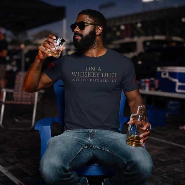 Whiskey Diet T-Shirt - Midnight Navy