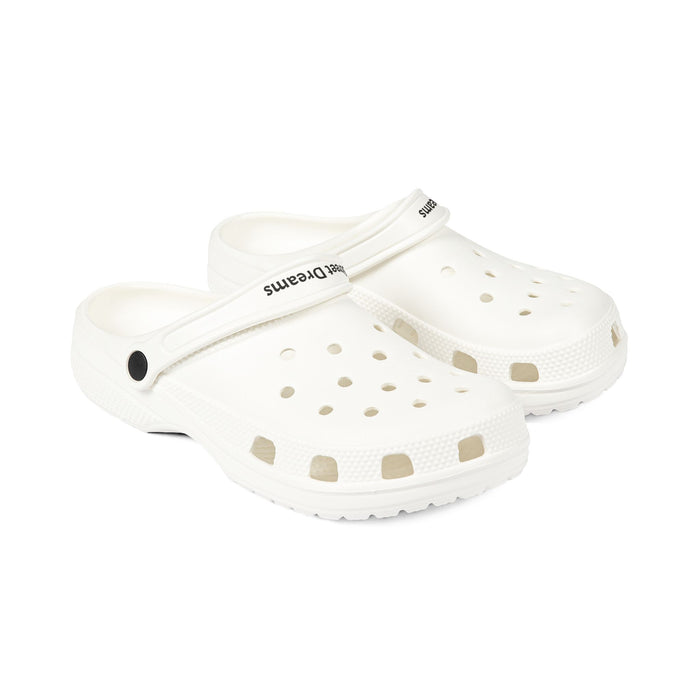 White EVA Foam Clogs — 'Street Dreams' Comfort Garden Shoes - JSM-Street Dreams