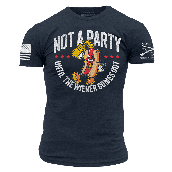 Wiener Party T-Shirt - Midnight Navy
