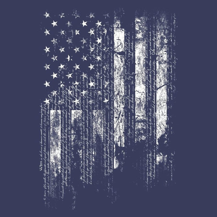 Grunt Style Women's 1776 Flag Boyfriend Fit T-Shirt - Future Dusk T-Shirt