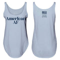 Women's American AF Flowy Tank - Stonewash Denim
