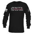 Patriotic Womens Clothing - Beautiful Badass Long Sleeve