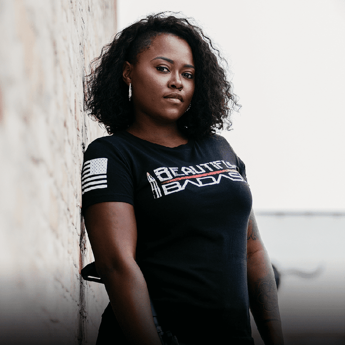 Women's Graphic Beautiful Badass Tee | Grunt Style
