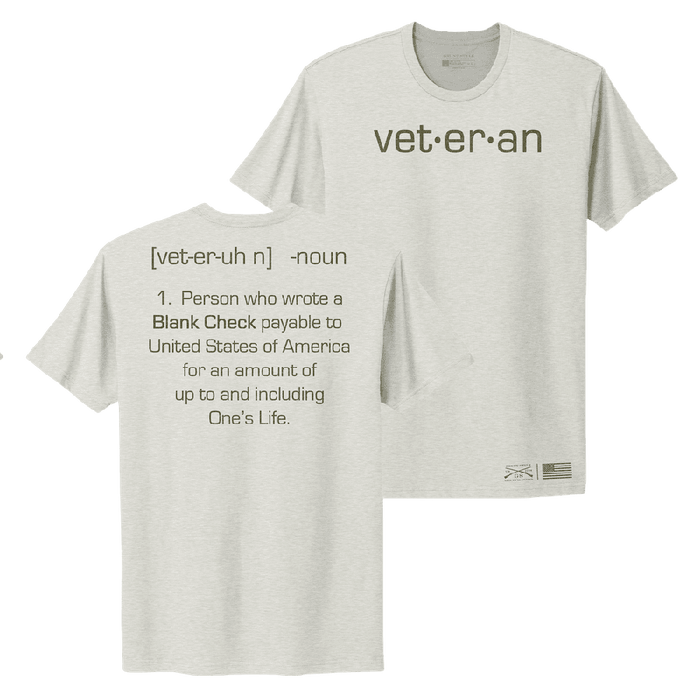 Women's Blank Check Boyfriend Fit T-Shirt - Sand