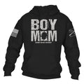 Grunt Style Women's Boy Mom Hoodie - Black hoodies
