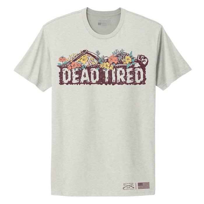 Grunt Style Women's Dead Tired Boyfriend Fit T-Shirt - Sand T-Shirt