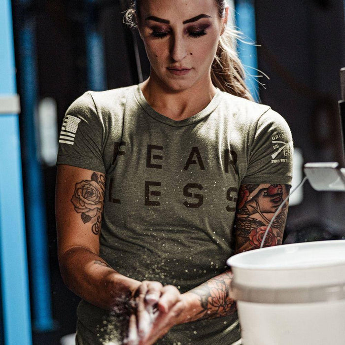 Training Tee for Women | Fear Less  | Grunt Style
