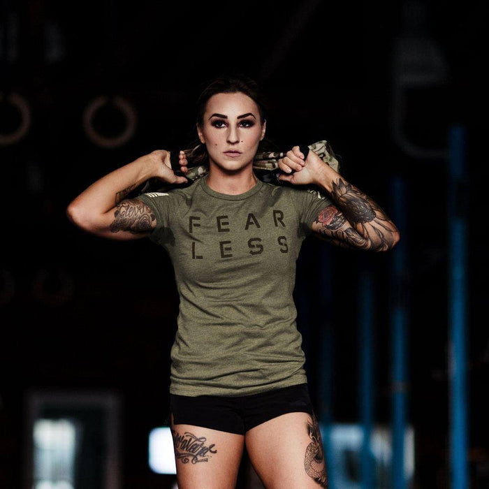 Fear less Tee for Women  | Grunt Style