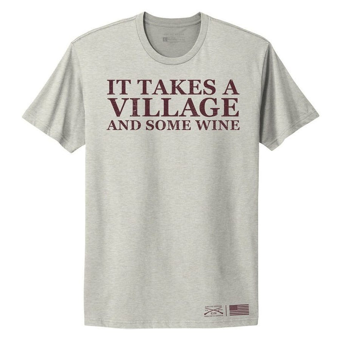 Grunt Style Women's It Takes A Village Boyfriend Fit T-Shirt - Sand T-Shirt
