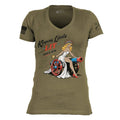 Women's Keeping Liberty Lit V-Neck - Military Green