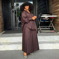 Women’s Lapel Shirt & Wide-Leg Pants Set – Autumn 2025