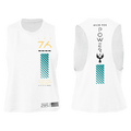 Grunt Style Women's Made For Power Racerback Cropped Tank - White-Web-Ready