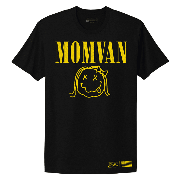 Women's MomVan Boyfriend Fit T-Shirt - Black