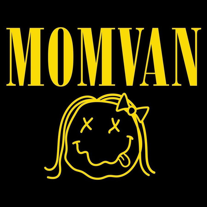 Grunt Style Women's MomVan Boyfriend Fit T-Shirt - Black artwork