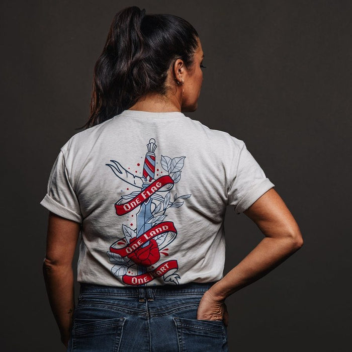 Women's One Flag Boyfriend Fit T-Shirt - Sand