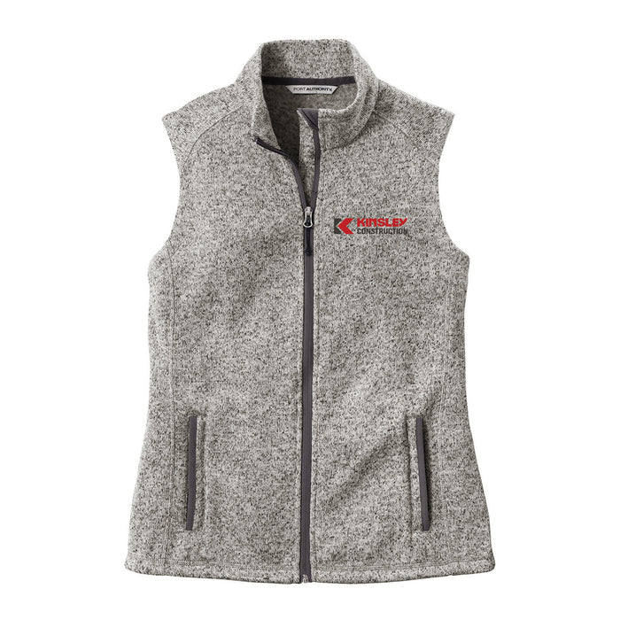 Womens Port Authority®  Sweater Fleece Vest