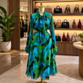 Women’s Printed Tie-Up Shirt & High-Waisted Skirt Set – Summer 2026