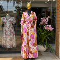Women’s Printed Tie-Up Shirt & Pleated Pants Set – Spring 2026