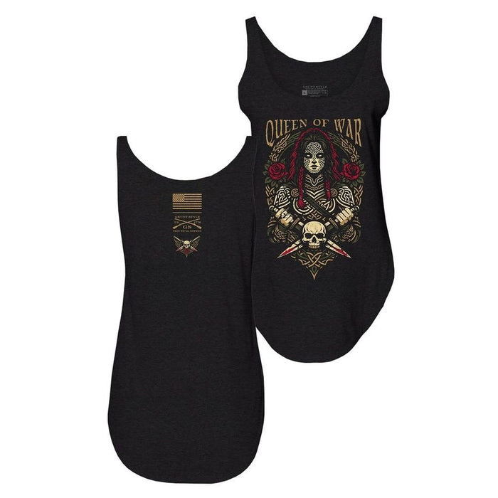 Grunt Style Women's Queen Of War Hoodie- Black hoodies
