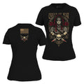 Women's Queen Of War Slim Fit T-Shirt - Black