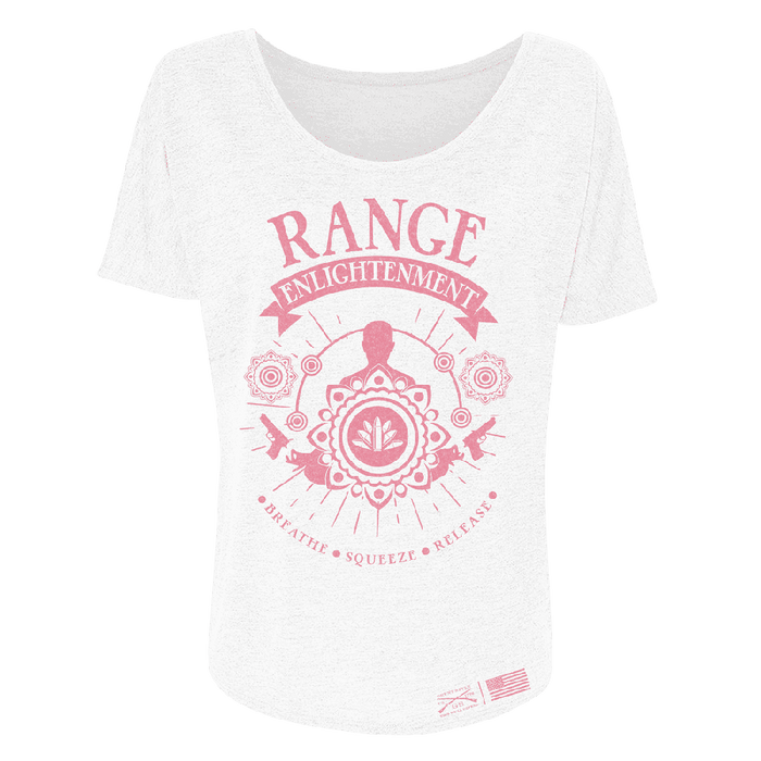 Grunt Style Women's Range Enlightenment Slouchy Fit T-Shirt - White - Web Ready