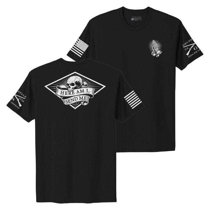 Women's Send Me Boyfriend Fit T-Shirt - Black